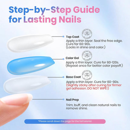 Beetles 2 Pcs 15Ml No Wipe Gel Top Coat and Base Coat Set - Shine Finish and Long Lasting Soak off LED Nail Lamp Gel Base Top Coat Stay Lock Shine Duo Finish Nail Art Design Manicure Gifts for Women