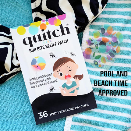 Mosquito Bite Itch Relief Patch, after Bite Insect Bite Treatment, anti Itch Cream Alternative, Insect Bite Relief, Cruise, Travel and Camping Essential for Kids