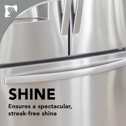 Stainless Steel Cleaner, 30 Count Wipes, Anti-Fingerprint, Removes Grease, Water Spots, Streaks & Residue, Polishing Cleaner Safe for Appliances, Chrome, Sinks & Grill Exteriors