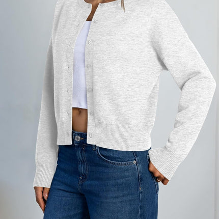 Cropped Cardigan Sweaters for Women Y2K Fall Fashion Clothes 2026