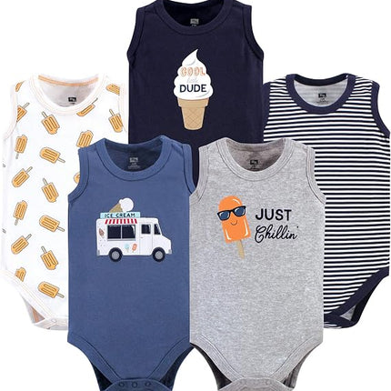 Hudson Baby Unisex Cotton Sleeveless Bodysuits – Baby One-Piece Clothing Set