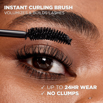 L'Oréal Paris Original Voluminous Mascara – Washable Lengthening & Volumizing Mascara with Curved Brush, Black, 0.26 Fl Oz, 2-Pack