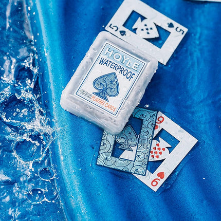 Waterproof Playing Cards, Clear Plastic Deck of Cards for Outdoor Card Games, Camping, Beach, Pool & Travel Games (1 Deck) | Playing-Cards