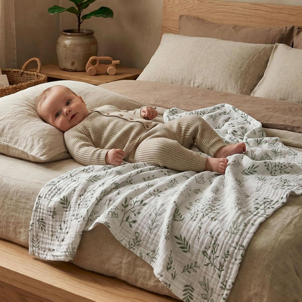 3-Pack Muslin Swaddle Blankets for Newborns – Soft Breathable Receiving Blankets, Large 38 x 40 Inch Baby Swaddle Wraps, Burp Cloths & Infant Essentials, Bright Colors