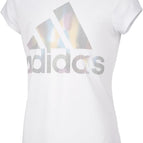 Large / White Rainbow Foil