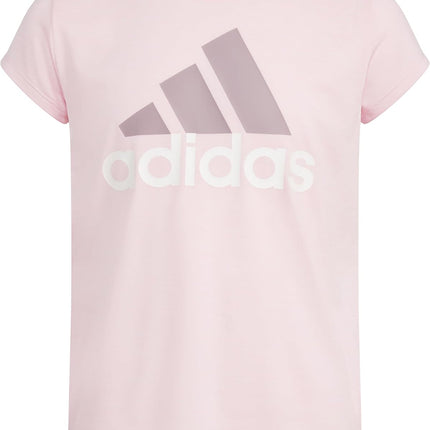 Adidas Girls' Short Sleeve Scoop Neck Tee T-Shirt