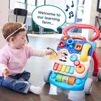Sit-To-Stand Learning Walker (Frustration Free Packaging), Blue