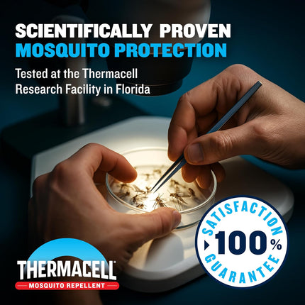 E-Zoneguard Patio Rechargeable Mosquito Repeller with 20-Foot Zone of Scientifically Proven Outdoor Protection; 5.5-Hr Battery; 12-Hr Refill; Bug Spray Alternative; Deet-Free; Black