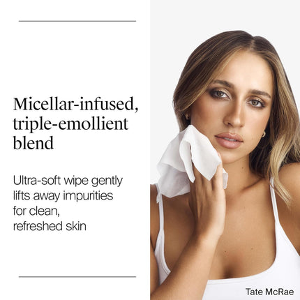 Neutrogena Makeup Remover Towelettes for Face with Micellar Water Daily Alcohol-Free Gently Removes Oil Dirt and Waterproof Makeup in a Simple Fully Plant-Based Cloth, 25 Ct