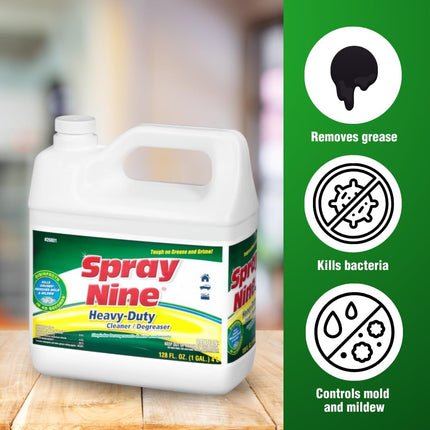 26801 Heavy Duty Cleaner, Degreaser & Disinfectant for Home, Yard Equipment, Automotive & More - Refill for Spray Bottle 1 Gallon (Pack of 1)