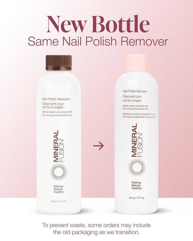 Nail Polish Remover, 6 Fl Oz (Pack of 2) | Acetone-Free Nail Care, Non Drying Liquid Formula