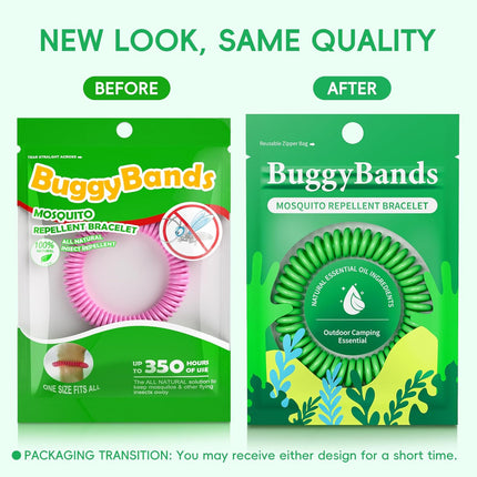 12 Pack Mosquito Repellent Bracelets for Adults & Kids, Individually Wrapped, DEET Free, Natural and Waterproof Band