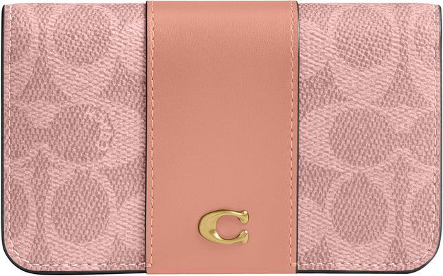 Coated Canvas Signature Essential Slim Card Case