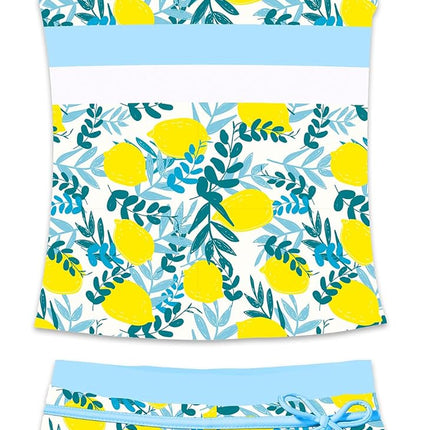 Little Girls' Summer Swimwear Two Piece Boyshort Tankini Kids Swimsuit