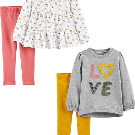 Girls 4 Piece Playwear Set
