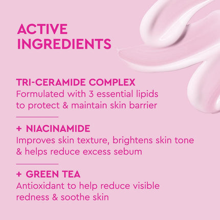 Moisturizing Gel Cream - Barrier Repair Cream/Gel Face Lotion with Niacinamide and Green Tea - Ceramide Face Moisturizer for Dry Skin - Alcohol Free, Oil Free Face Moisturizer - 1.69 Fl. Oz