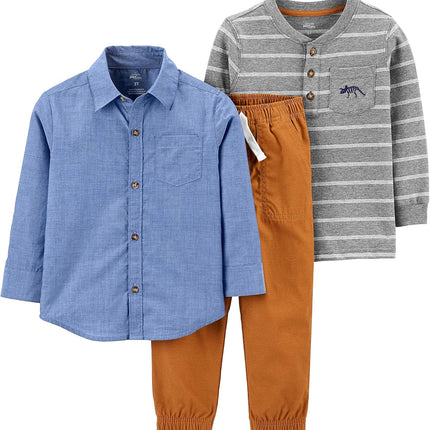Baby Boys 3-Piece Playwear Set