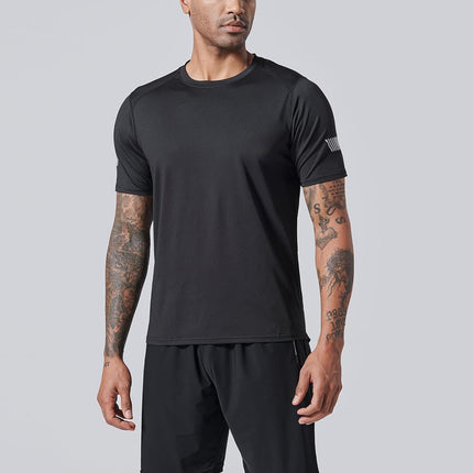 5 Pack Men’S Active Quick Dry Crew Neck T Shirts | Athletic Running Gym Workout Short Sleeve Tee Tops Bulk