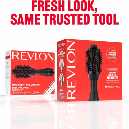 One-Step Volumizer Hair Dryer and Styler – Easy Salon-Style Blowouts – Less Frizz, More Shine, and Reduced Heat Damage, for All Hair Types and Lengths (Black)