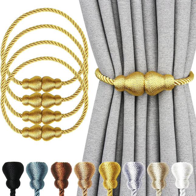 Magnetic Curtain Tiebacks Decorative Curtain Holders for Drapes