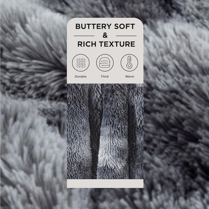 Bedsure Gentlesoft Fluffy Fuzzy Faux Fur Throw Blanket for Couch, Soft Sherpa Fleece Cozy Gifts for Women, Plush Bed Blanket Room Decor for Men, Thick Warm Teen Gifts Winter Bedding