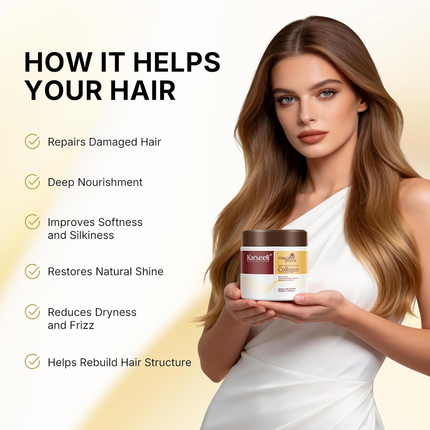 Karseell Collagen Hair Treatment – Argan Oil Deep Repair Conditioner Hair Mask 500ml