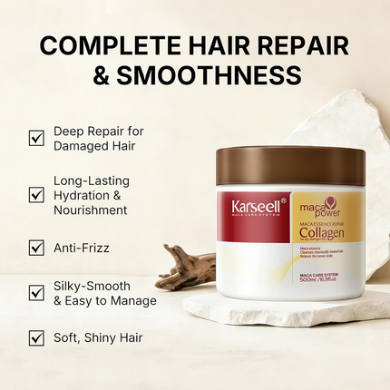 Karseell Collagen Hair Treatment – Argan Oil Deep Repair Conditioner Hair Mask 500ml