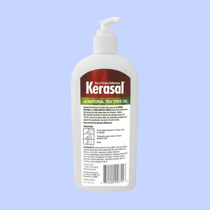 Kerasal Daily Defense Foot Wash – Refreshing Daily Foot Cleanser for Foot Care 12oz
