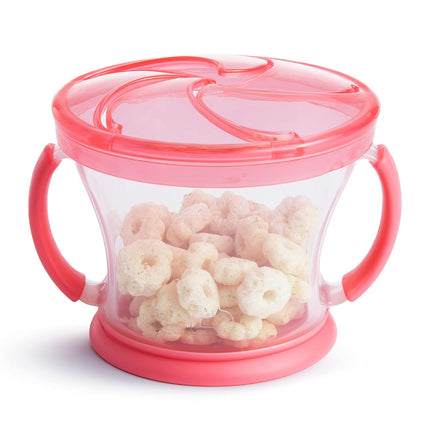 Munchkin Snack Catcher Toddler Cups 2-Pack – 9 oz Spill-Proof Snack Containers with Soft Flap Lids