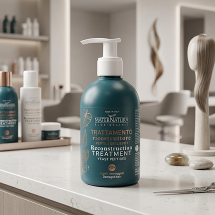 Maternatura EcoBiorganic Reconstruction Treatment – Vegan Peptide Hair Repair Mask 250ml
