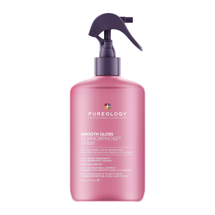 Pureology Smooth Gloss Silkmorphose Spray – Vegan Heat Activated Anti-Frizz Hair Treatment