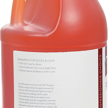 Fresh Pet Shampoo, 1-Gallon,Black