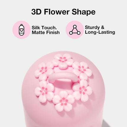 Dog Poop Bag Dispenser with Cherry Blossom Scented Poop Bags, Leak Proof and Extra Thick Pet Waste Bags, 1 Poop Bag Holder and 105 Bags for Dog Walking and Cats Litter, Pink