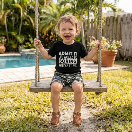 Toddler Kids Baby Boy Summer Clothes Sets 1T 2T 3T 4T 5T Letter Print Short Sleeve Tops Camouflage Shorts Outfits