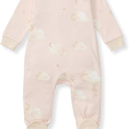 Girls' Organic Cotton, Sleep and Play Footed Pajamas | Easy Zip Front Pjs Feature a 2-Way Zipper to Ensure Newborns Have a Restful Nights Sleep