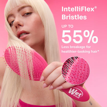 Original Detangler Hair Brush, Amazon Exclusive Aqua- Ultra-Soft Intelliflex Bristles-Detangling Hairbrush Glides through Tangles for All Hair Types (Wet Dry & Damaged Hair) - Women & Men