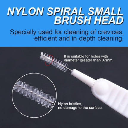 Shower Head Cleaning Brush for Small Holes, 2026 New Anti-Clogging Nozzle Brush for Shower Head,Phone Hole Pore Gap, Household Bathroom Accessory, Multifunctional Crevice Tiny Cleaning Brushes (10PC)