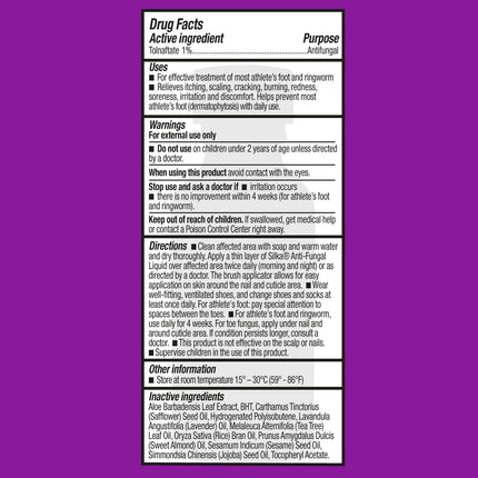 Max Strength Antifungal Liquid for Toenail Health with Brush Applicator, Results in 1 Week, Nail Fungus Treatment for Damaged Toenails, Athlete'S Foot Treatment, Tolnaftate 1% 0.45 Fl Oz