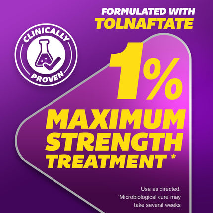 Max Strength Antifungal Liquid for Toenail Health with Brush Applicator, Results in 1 Week, Nail Fungus Treatment for Damaged Toenails, Athlete'S Foot Treatment, Tolnaftate 1% 0.45 Fl Oz