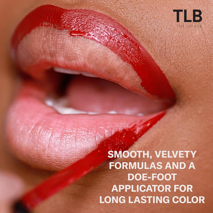 - Nonstop Liquid Matte Lipstick, Bawse Lady (Blue Red) - High Pigment - One Swipe - Long Lasting - Jojoba Oil, Vitamin E - Vegan, Gluten Free, Cruelty Free - Makeup & Cosmetics - .24 Fl Oz