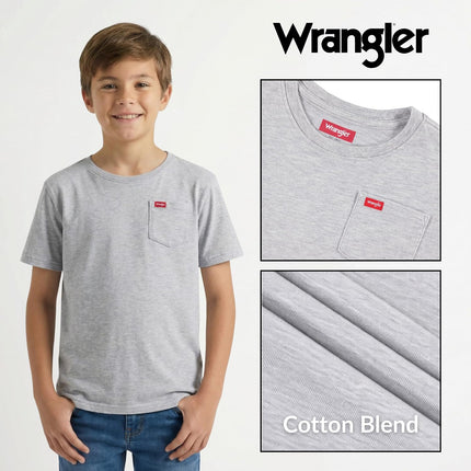 Boys T-Shirts – 2 Pack Boys Shirts for Baby Toddler Teen Boys, Soft Cotton Pocket T-Shirt for Everyday Wear, School