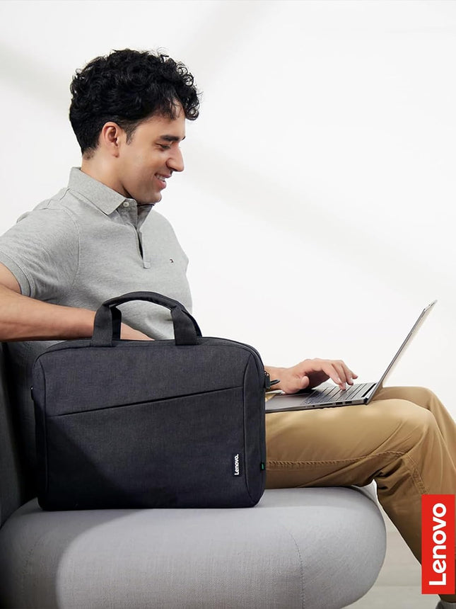 Laptop Bag T210, Messenger Shoulder Bag for Laptop or Tablet, Sleek, Durable & Water-Repellent Fabric