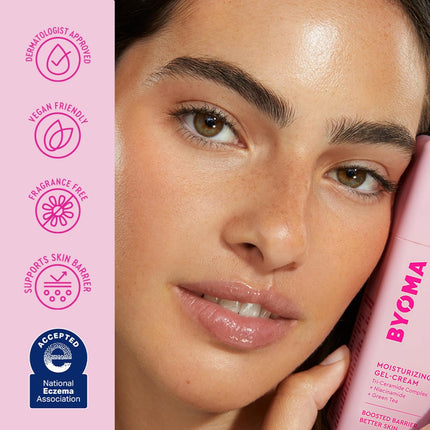 Moisturizing Gel Cream - Barrier Repair Cream/Gel Face Lotion with Niacinamide and Green Tea - Ceramide Face Moisturizer for Dry Skin - Alcohol Free, Oil Free Face Moisturizer - 1.69 Fl. Oz
