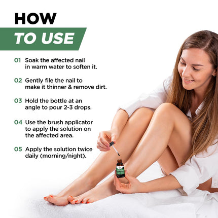 Toenail Fungus Treatment Extra Strength – Athletes Foot Treatment for Toenails, Restorative Nail Repair for Damaged Nails, Toenail Softener with Tea Tree Oil & Oregano Oil - Made in USA