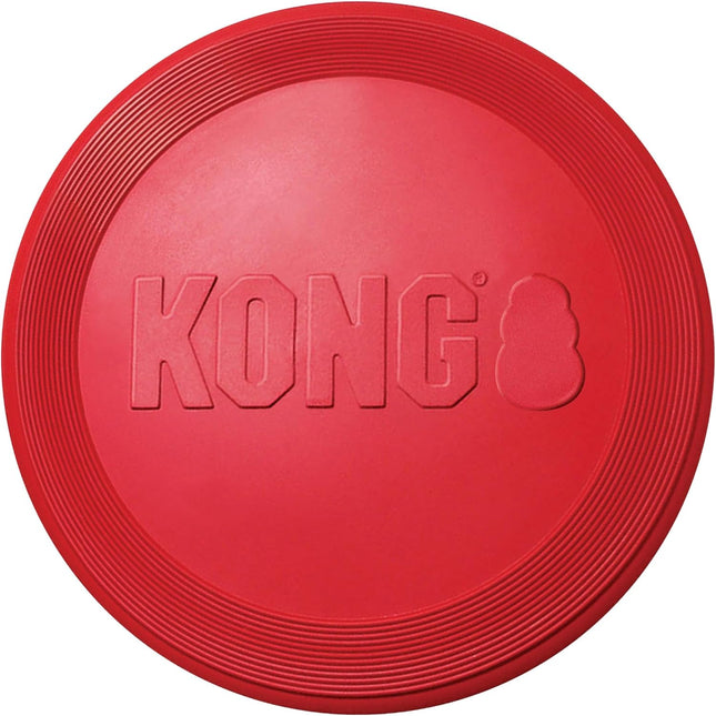Flyer - Durable Dog Toy for Outdoor Playtime - Natural Rubber Flying Disc, Dog Toy for Fetch - Safer Disc for Healthy Activity - for Medium/Large Dogs