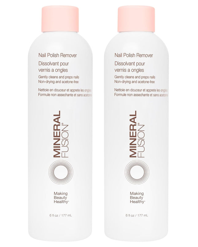 Nail Polish Remover, 6 Fl Oz (Pack of 2) | Acetone-Free Nail Care, Non Drying Liquid Formula
