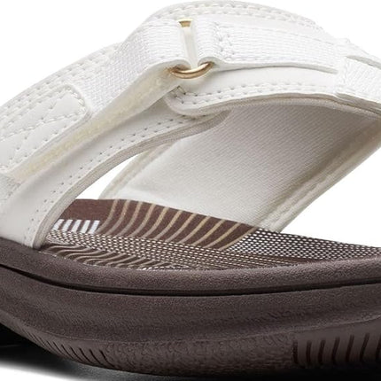 Clarks Women’s Breeze Sea Flip-Flops – Adjustable Lightweight Casual Sandals