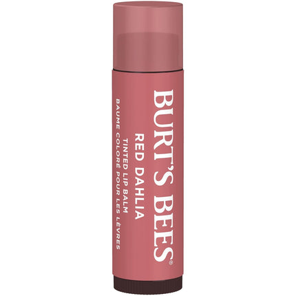 Lip Tint Balm with Long Lasting 2 in 1 Duo Tinted Balm Formula, Color Infused with Deeply Hydrating Shea Butter for a Natural Looking Buildable Finish, Fiery Red Dahlia (2-Pack)