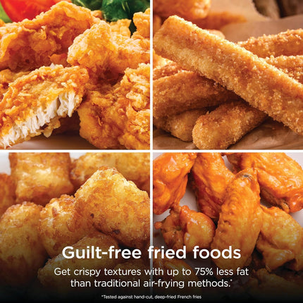 Ninja Air Fryer with Air Crisp | 5 QT Capacity Fits up to 4Lbs of Fries | 4-In-1 Pro Air Fry, Roast, Reheat, Dehydrate | 400°F Max Temp | 1750 Watts | W/Nonstick Basket & Crisper Plate | Grey | AF141