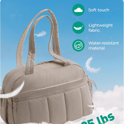 Gym Bag for Women, Duffle Bag for Travel with Wet Pocket, Lightweight Carry on Weekender Duffel, Water Resistant